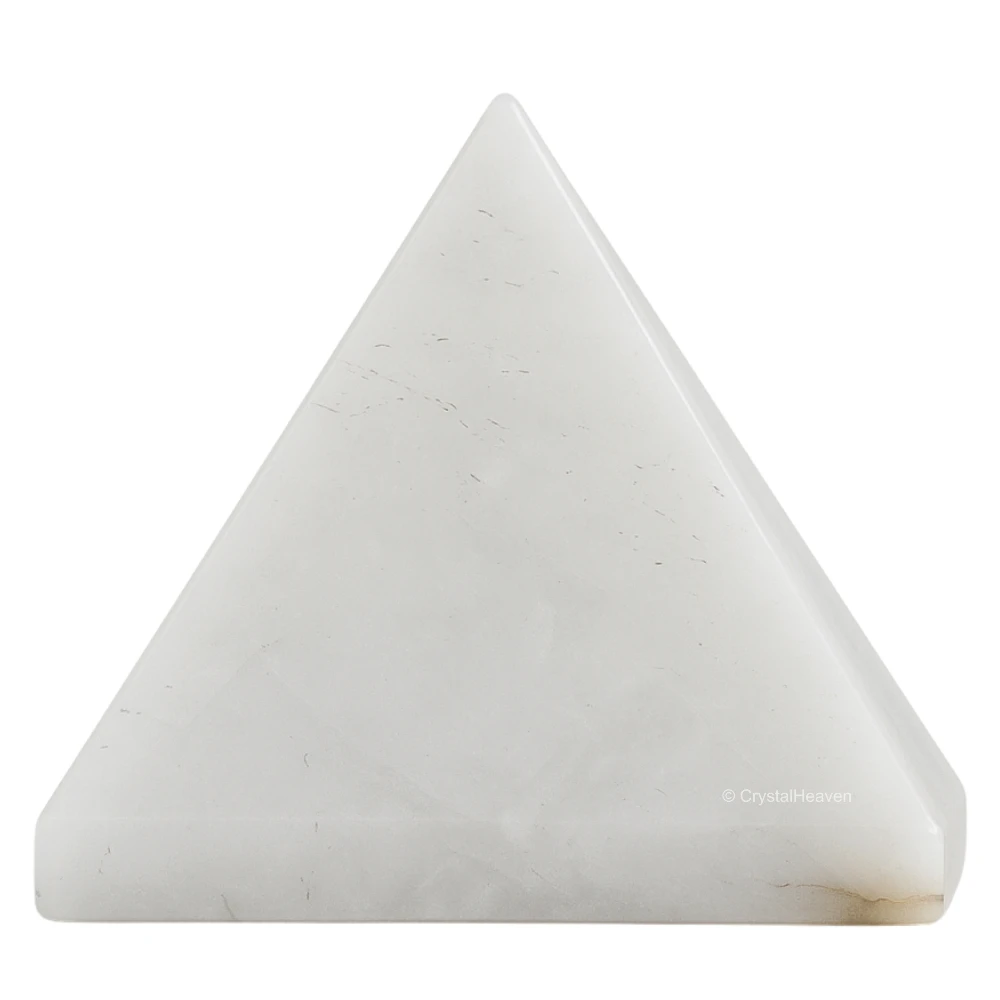 Snow Quartz Pyramid (1.5 Inch)