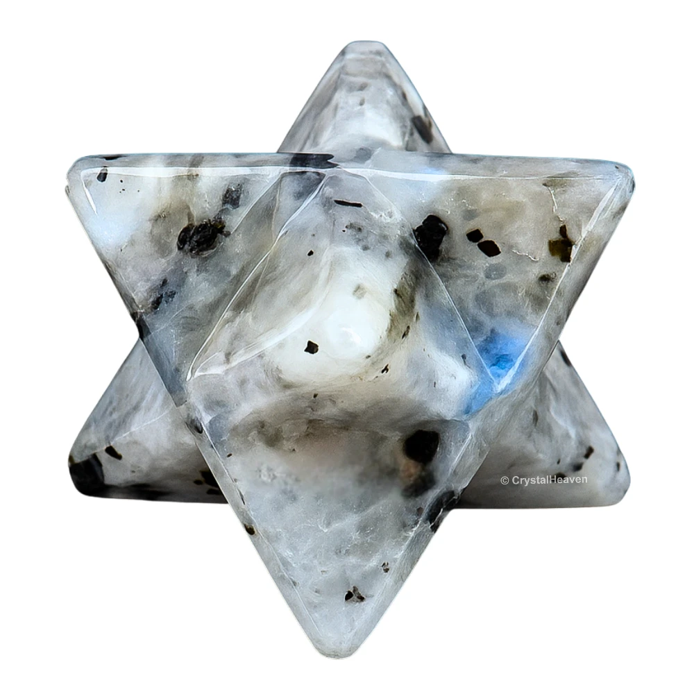 Rainbow Moonstone Crystal Merkaba (20-25 mm)