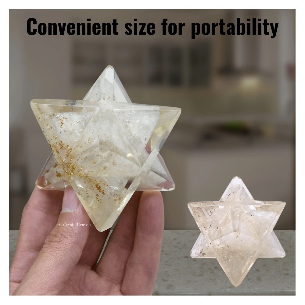 Selenite Orgone Merkaba