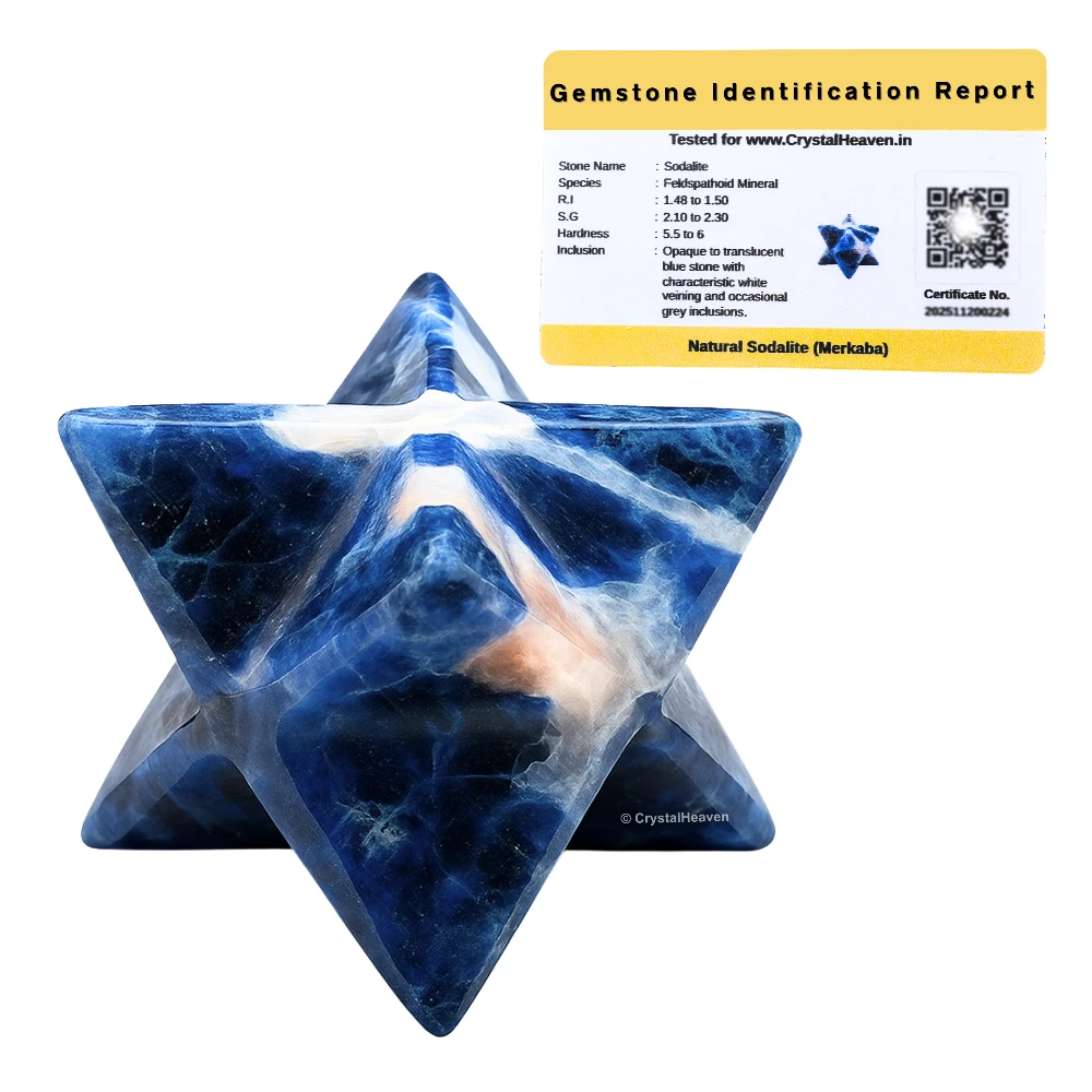 Sodalite Crystal Merkaba (15-20 mm)