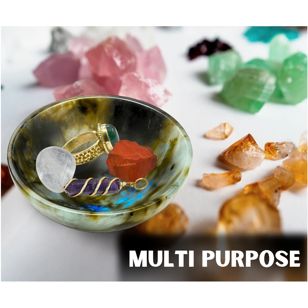 Labradorite Crystal Bowl - 3 Inch