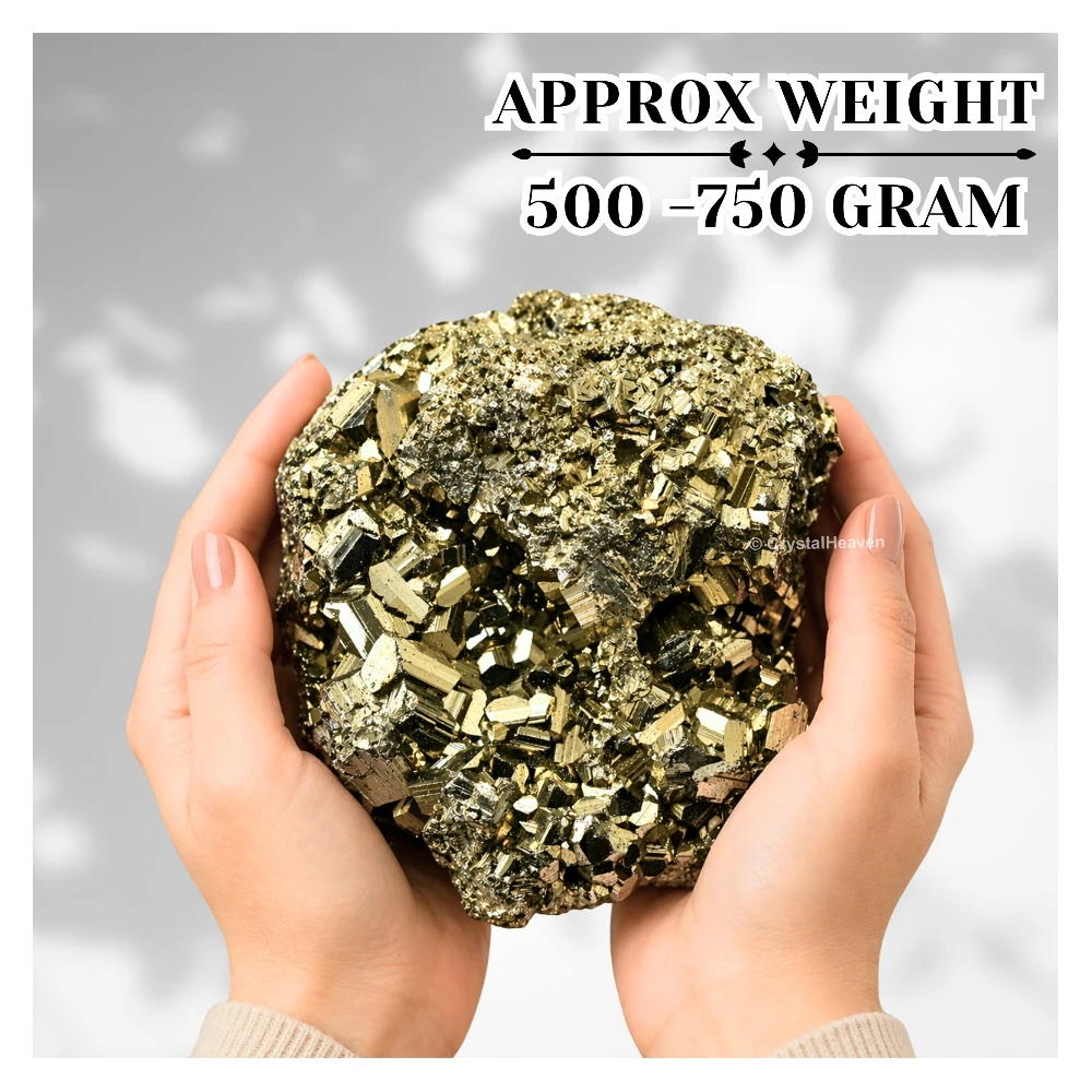 Pyrite Stone Crystal Cluster (500 to 750)