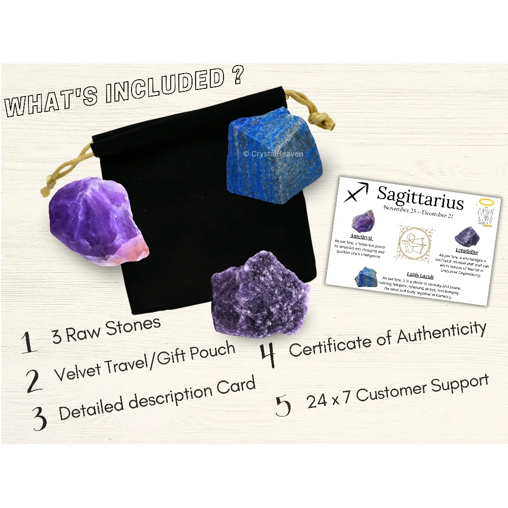 Crystals for Sagittarius