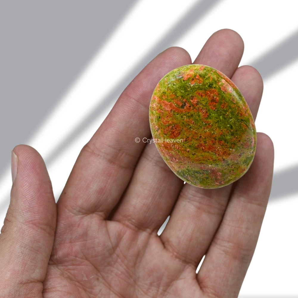 Unakite Palm Stone