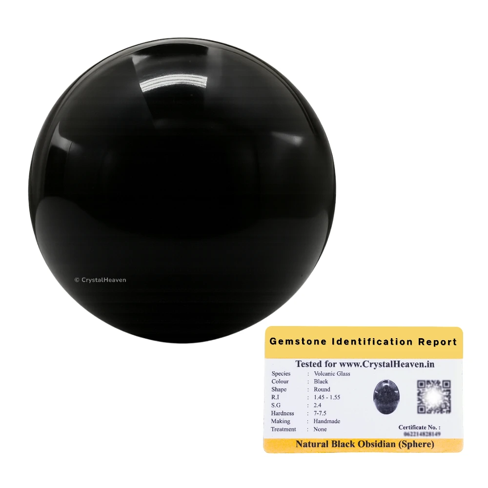Black Obsidian Sphere (1.5 Inch)