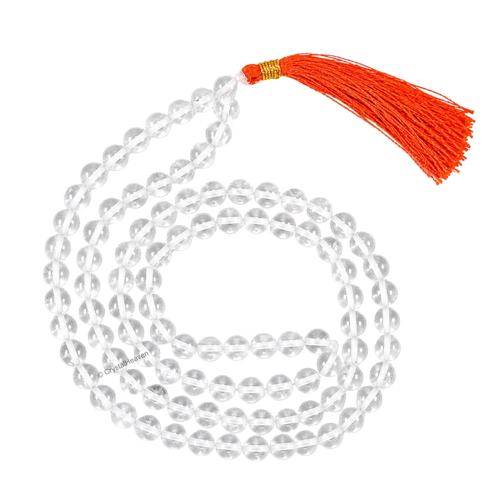 Sphatik Mala - A Grade 108 Beads (6mm)