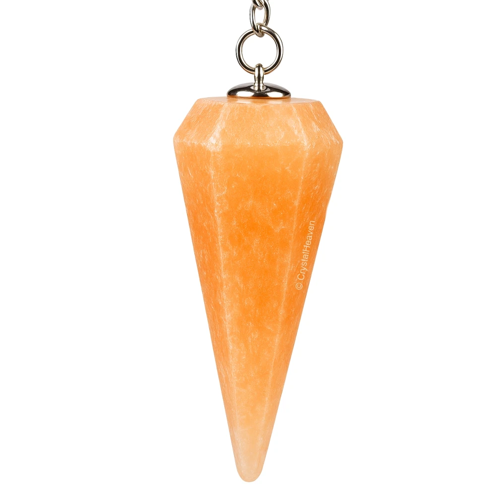 Orange Selenite Pendulum