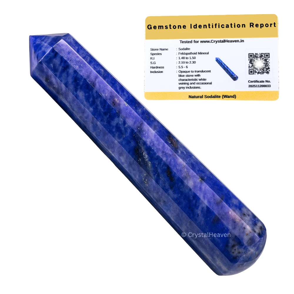 Sodalite Wand (Faceted)