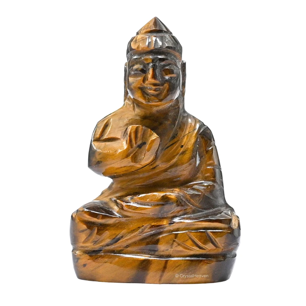 Tiger Eye Buddha Statue