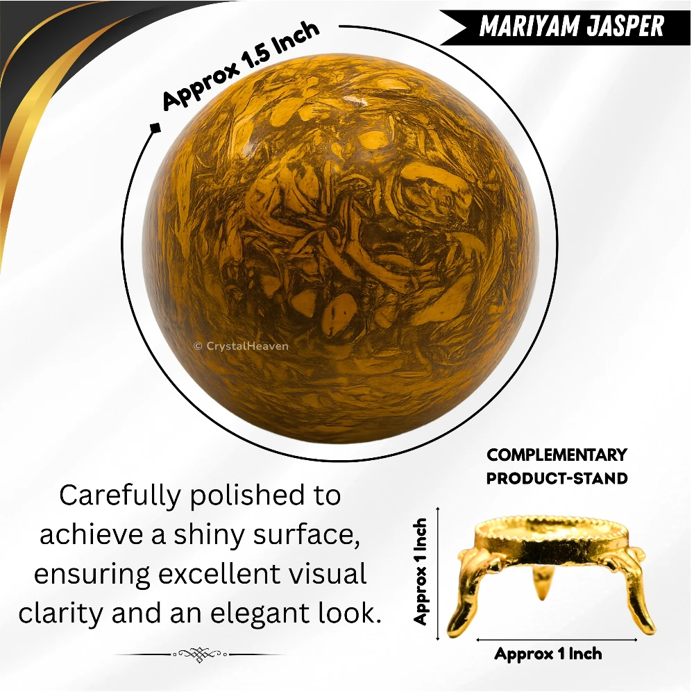 Mariyam Jasper Sphere (1.5 Inch)