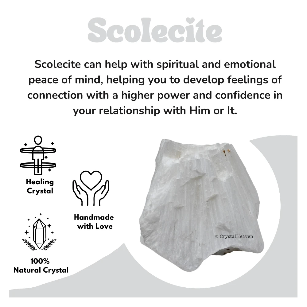 Raw Scolecite Crystals (1 Piece)