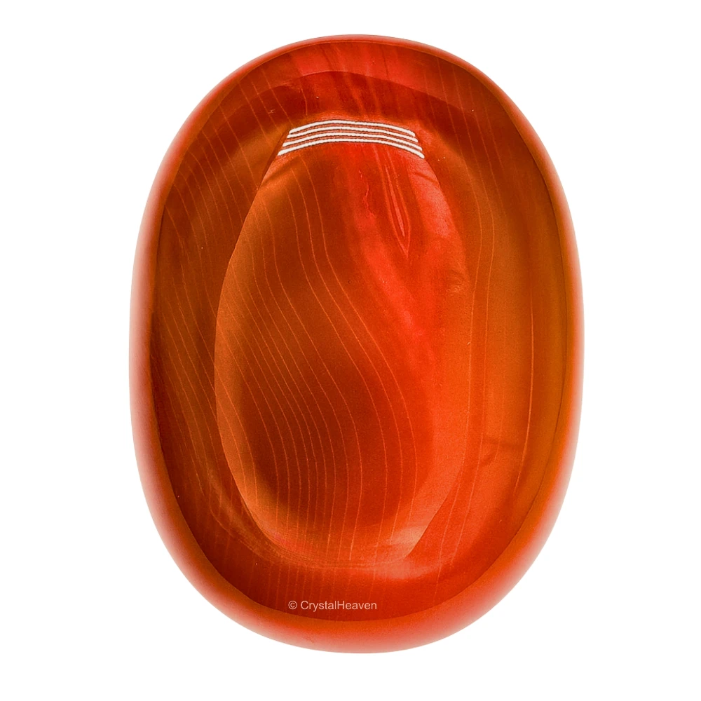 Red Onyx Palm Stone