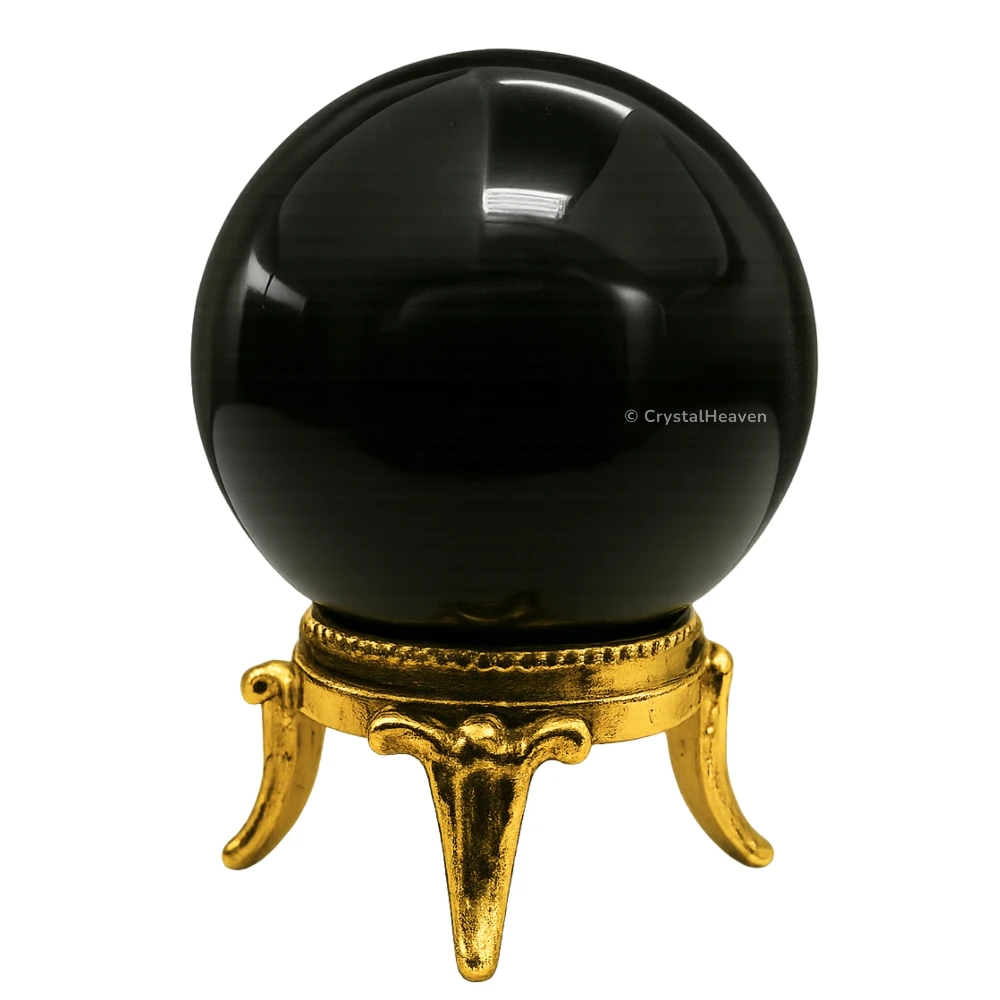 Black Agate Sphere