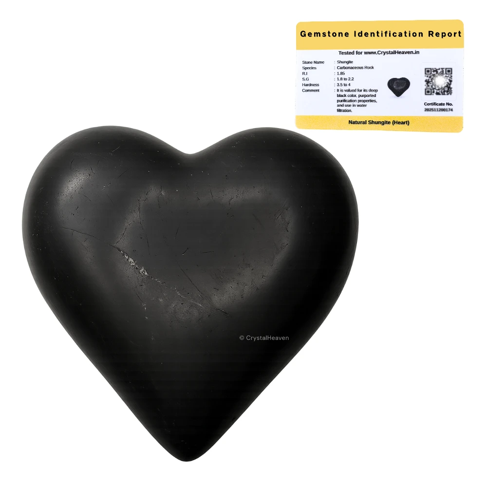 Shungite Heart