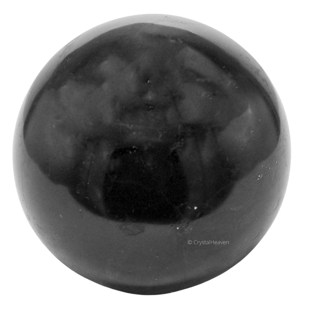 Large Black Tourmaline Sphere (3 Inch)