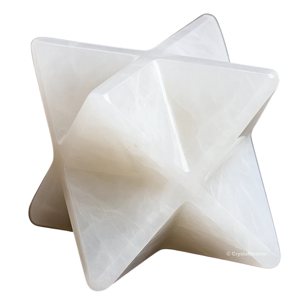 Snow Quartz Crystal Merkaba (15-20 mm)