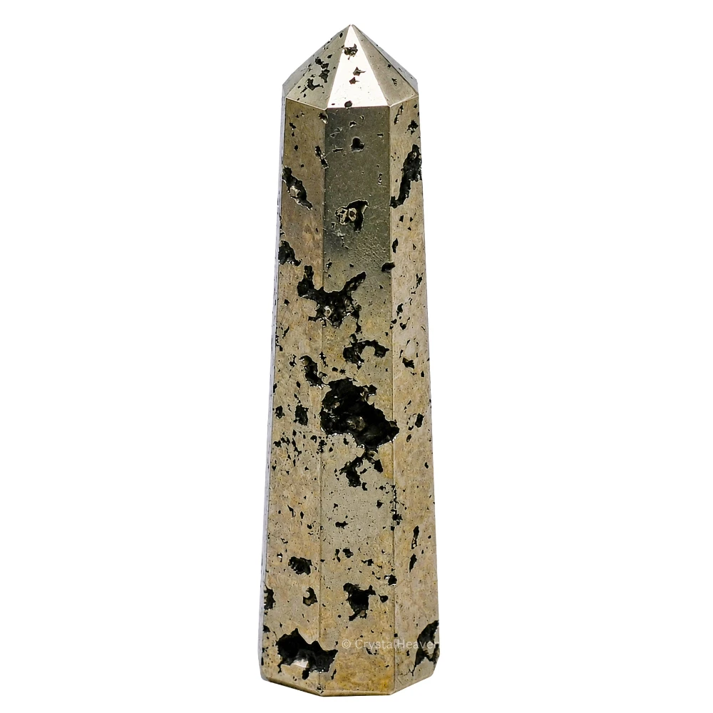 Raw Pyrite Crystal Tower (3" to 4" inch)