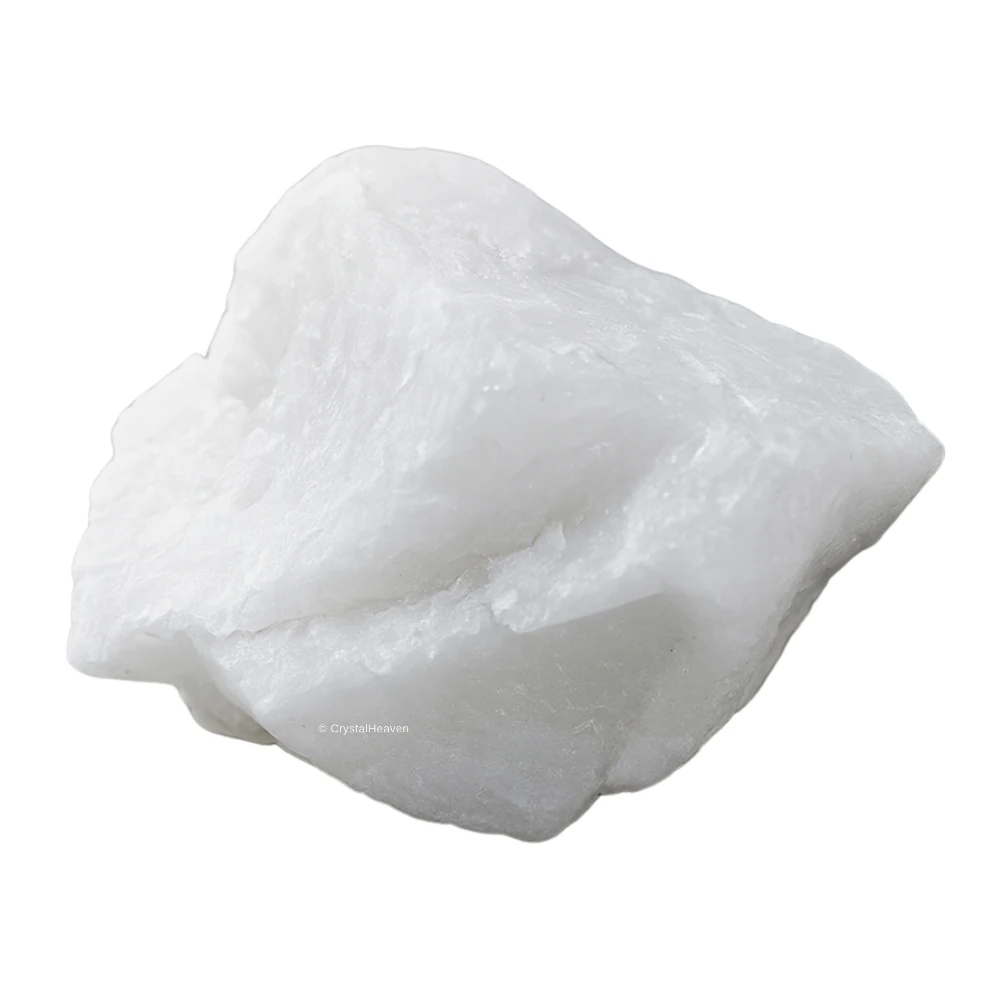Raw Snow Quartz Crystals (2 Pieces)