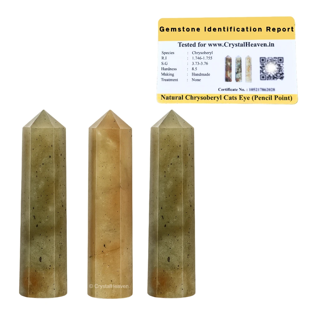 Chrysoberyl Cats Eye Pencil Points (Set of 50)