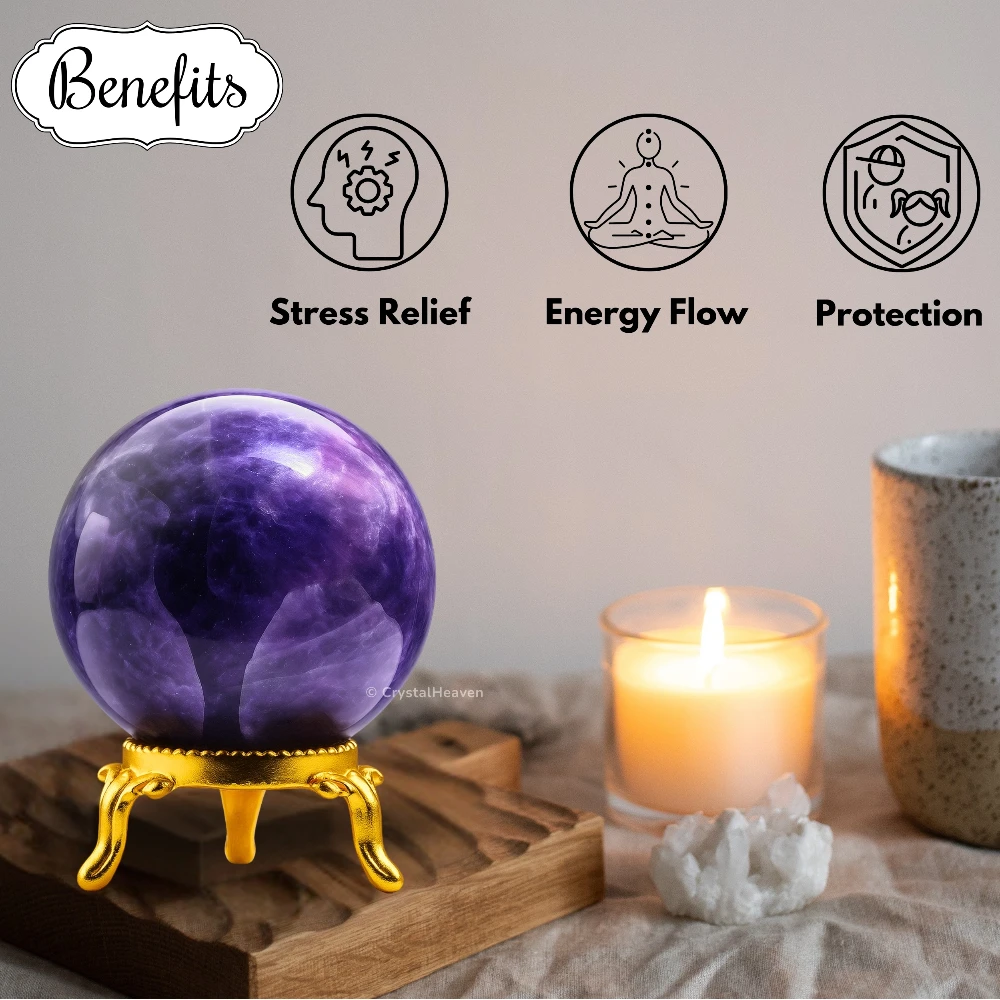 Amethyst Sphere (2 Inch)