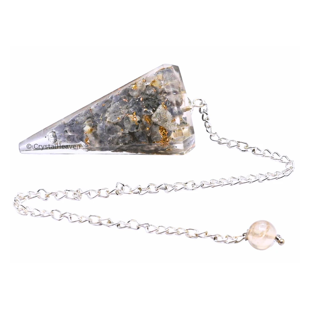 Blue Aventurine Crystal Orgone Pendulum
