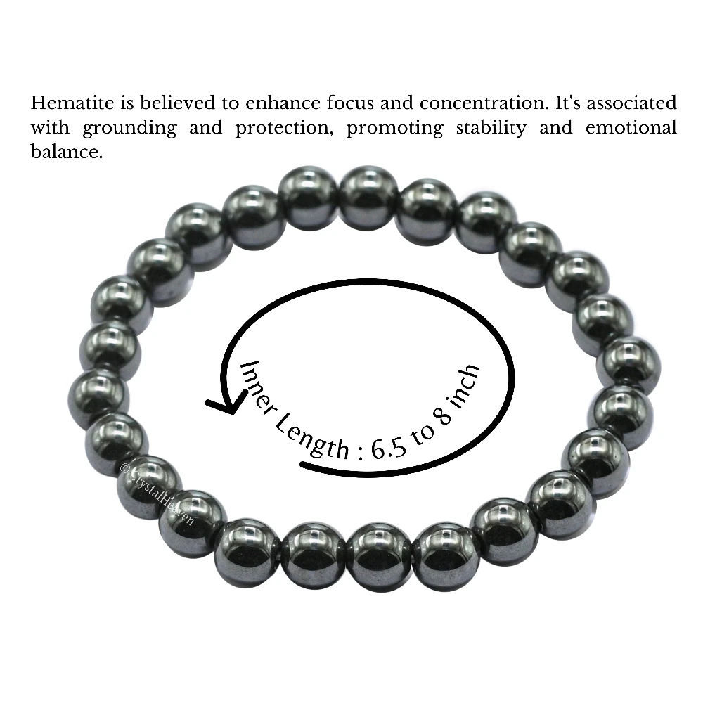 Hematite Bracelet (Elastic)