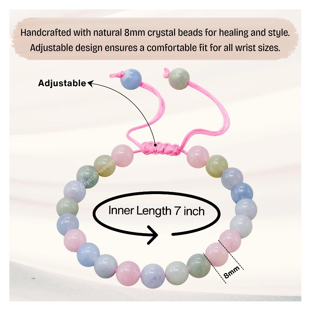 Morganite Bracelet (Adjustable)