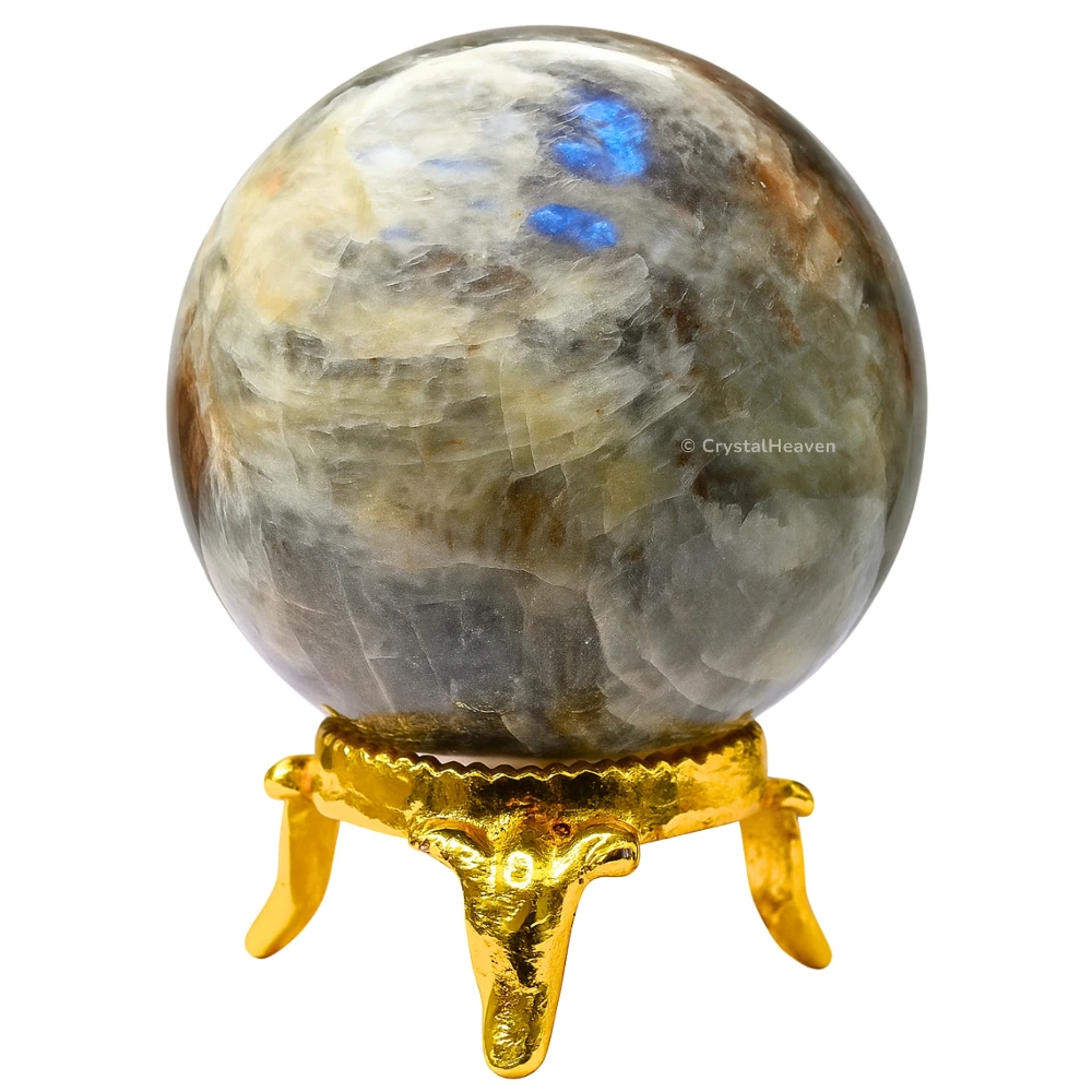 Sun Moonstone Sphere (1.5 Inch)