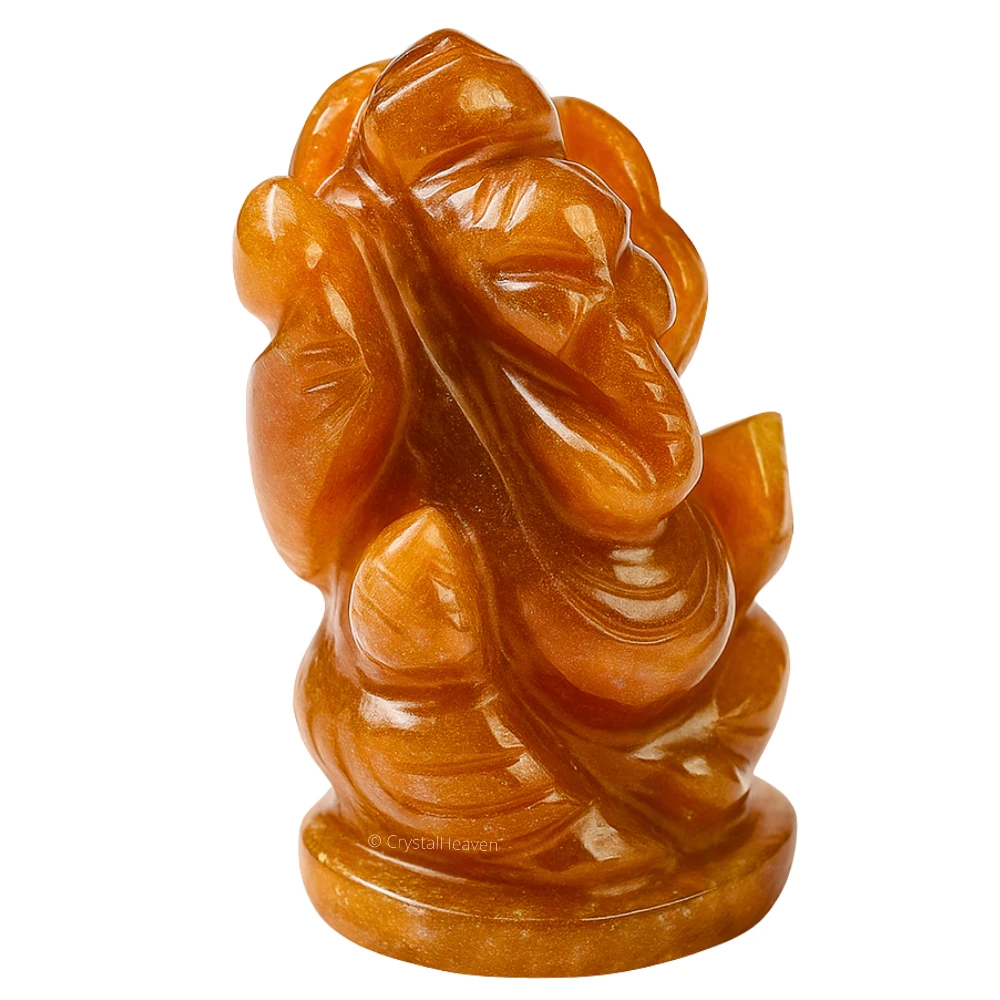 Red Aventurine Crystal Ganesh Ganpati