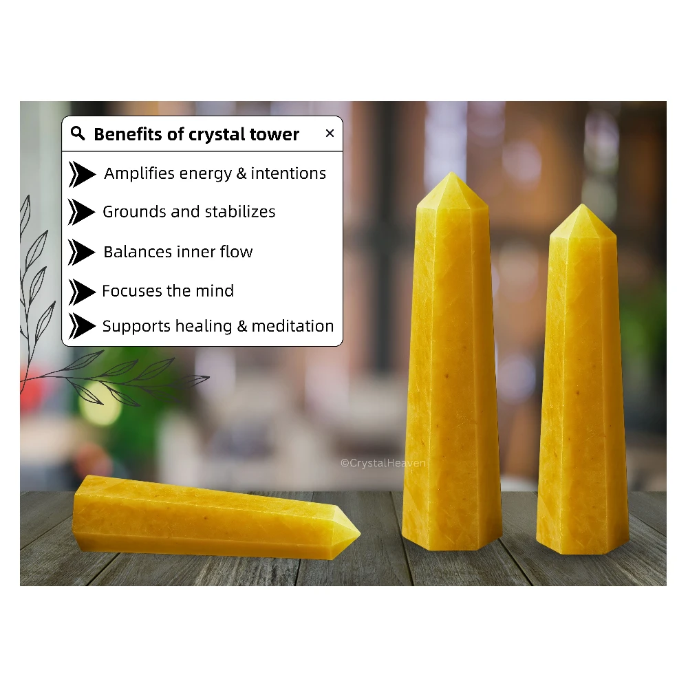 Yellow Aventurine Tower (3" to 4" inch)