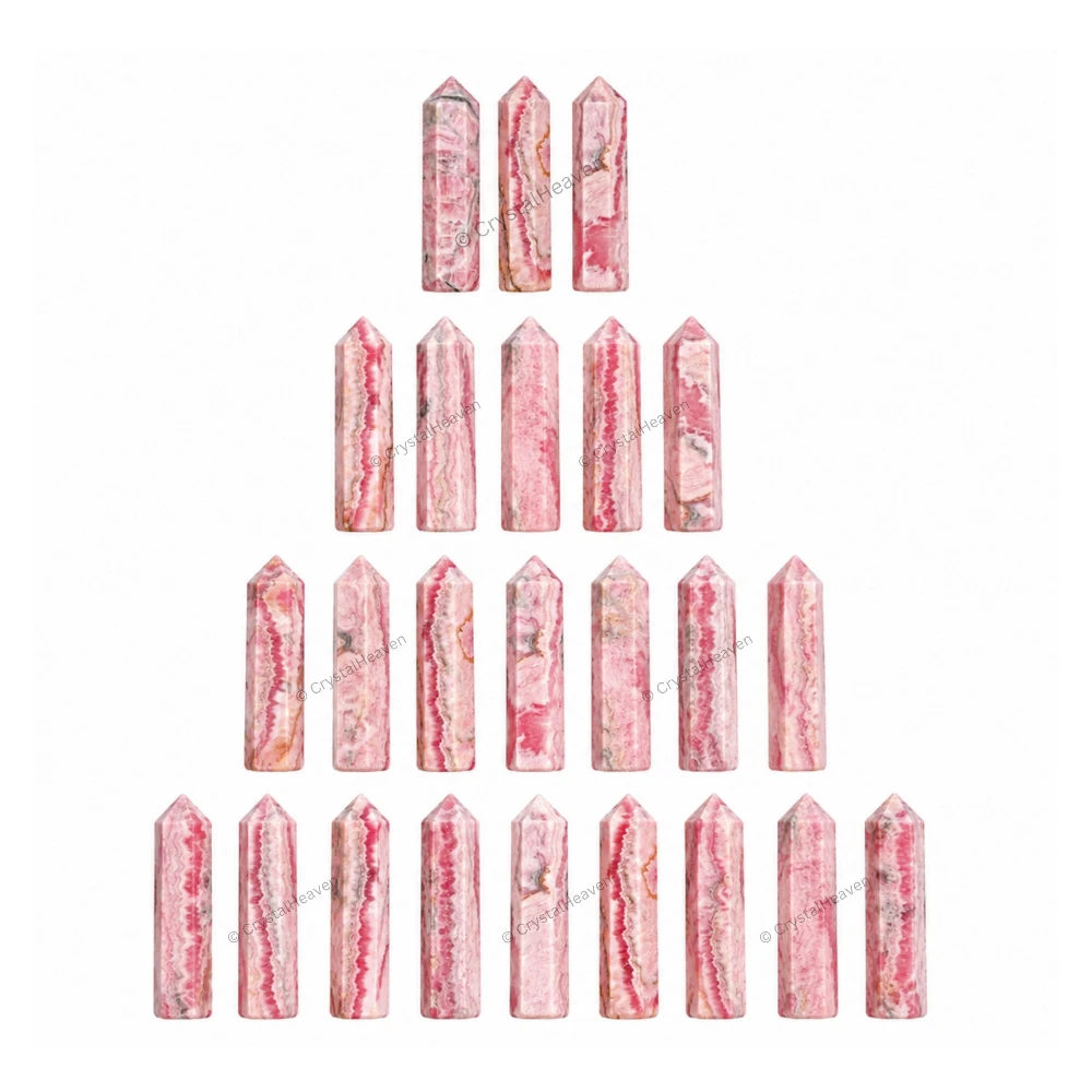 Rhodochrosite Pencil Points (Set of 50)