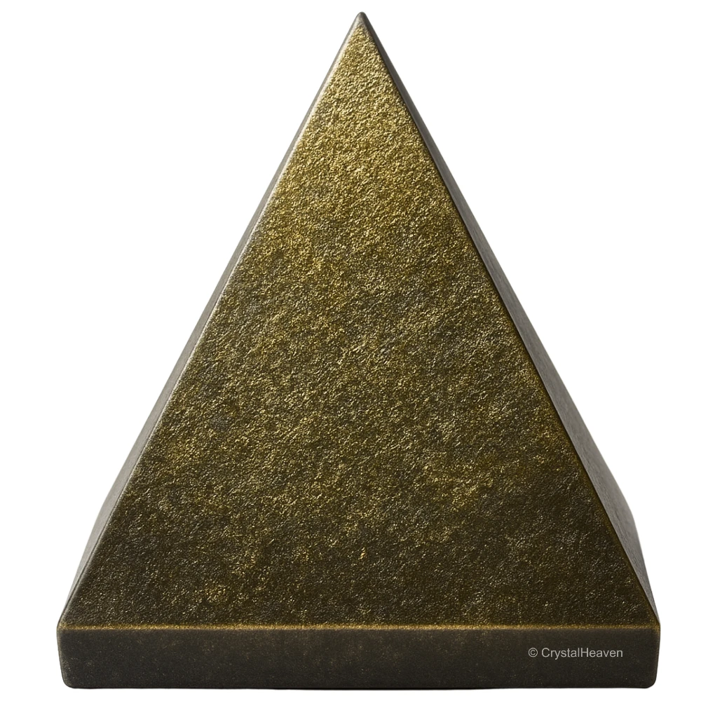 Golden Sheen Obsidian Pyramid (1.5 Inch)