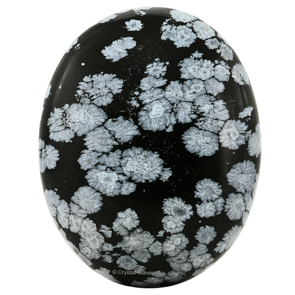 Snowflake Obsidian Palm Stone