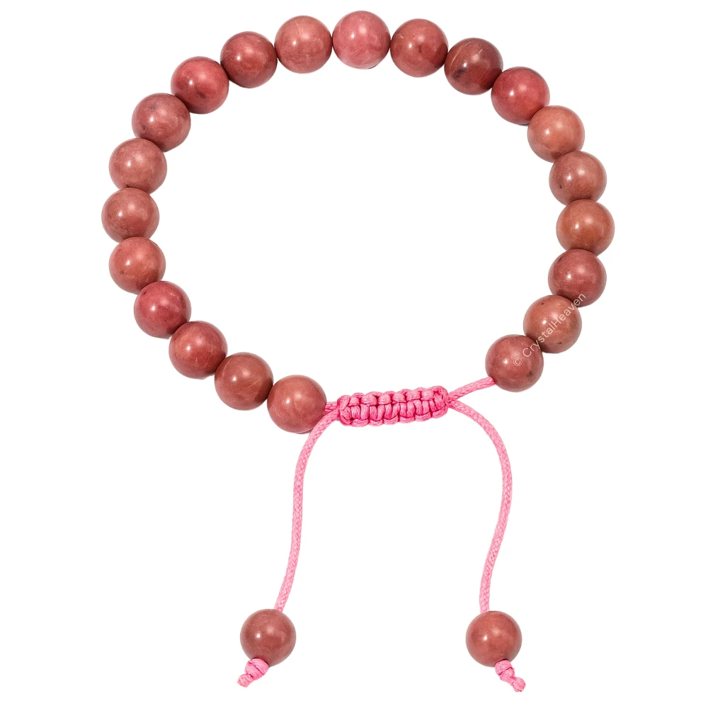 Pink Rhodonite Bracelet (Adjustable)