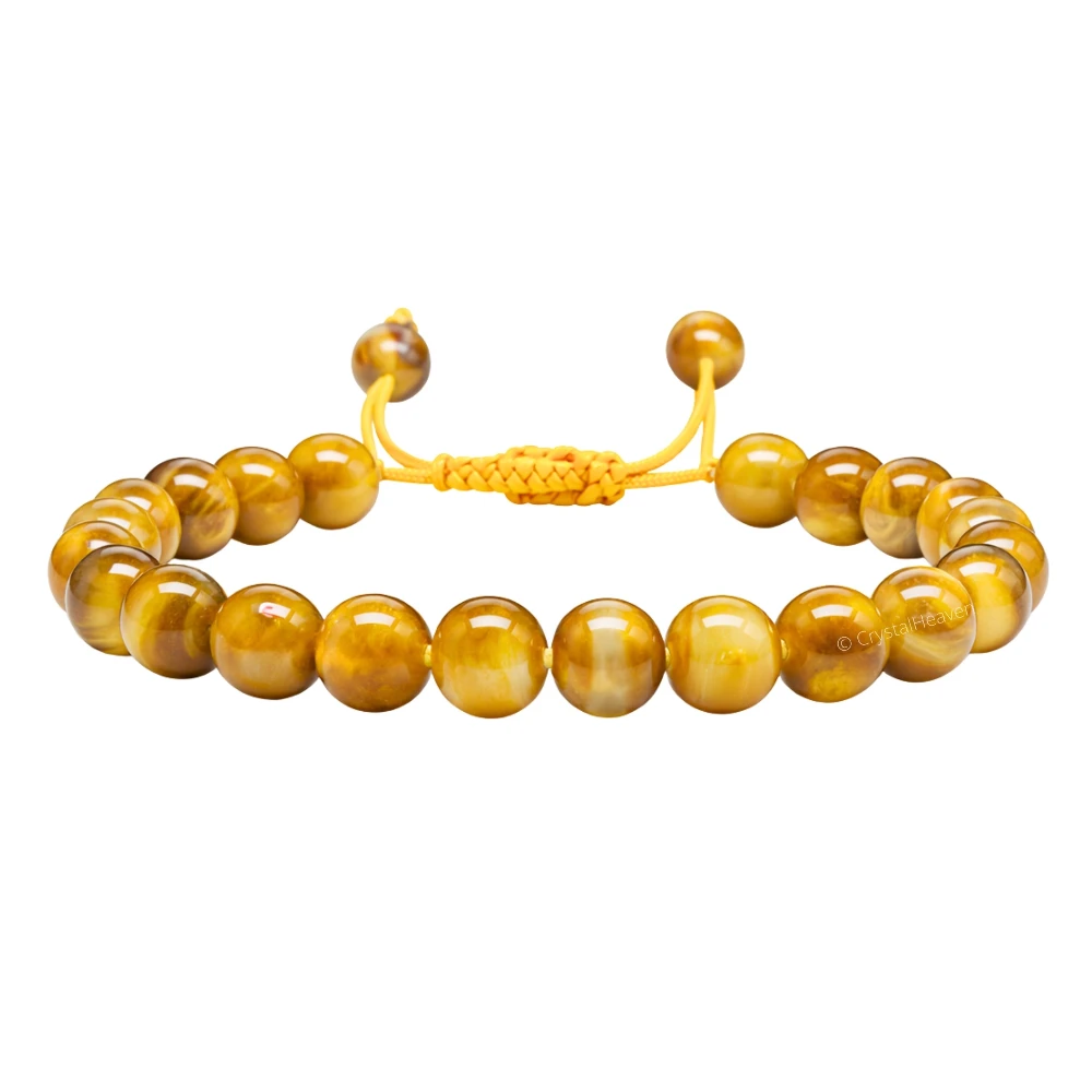 Yellow Cats Eye Bracelet (Adjustable)