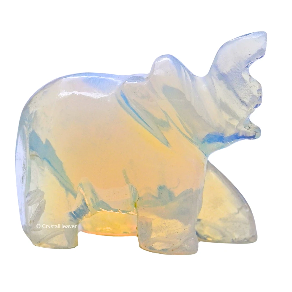 Opalite Crystal Elephant