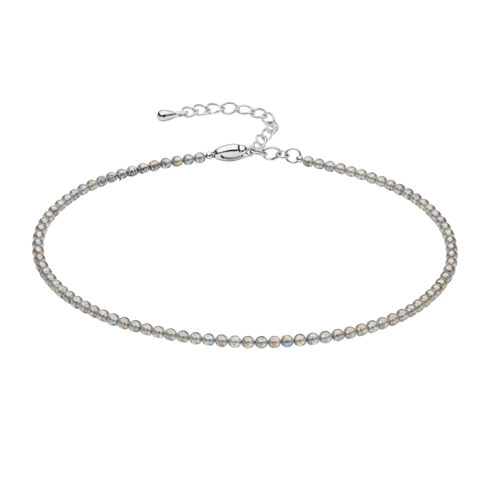 Labradorite Anklet - 2mm Faceted Beads