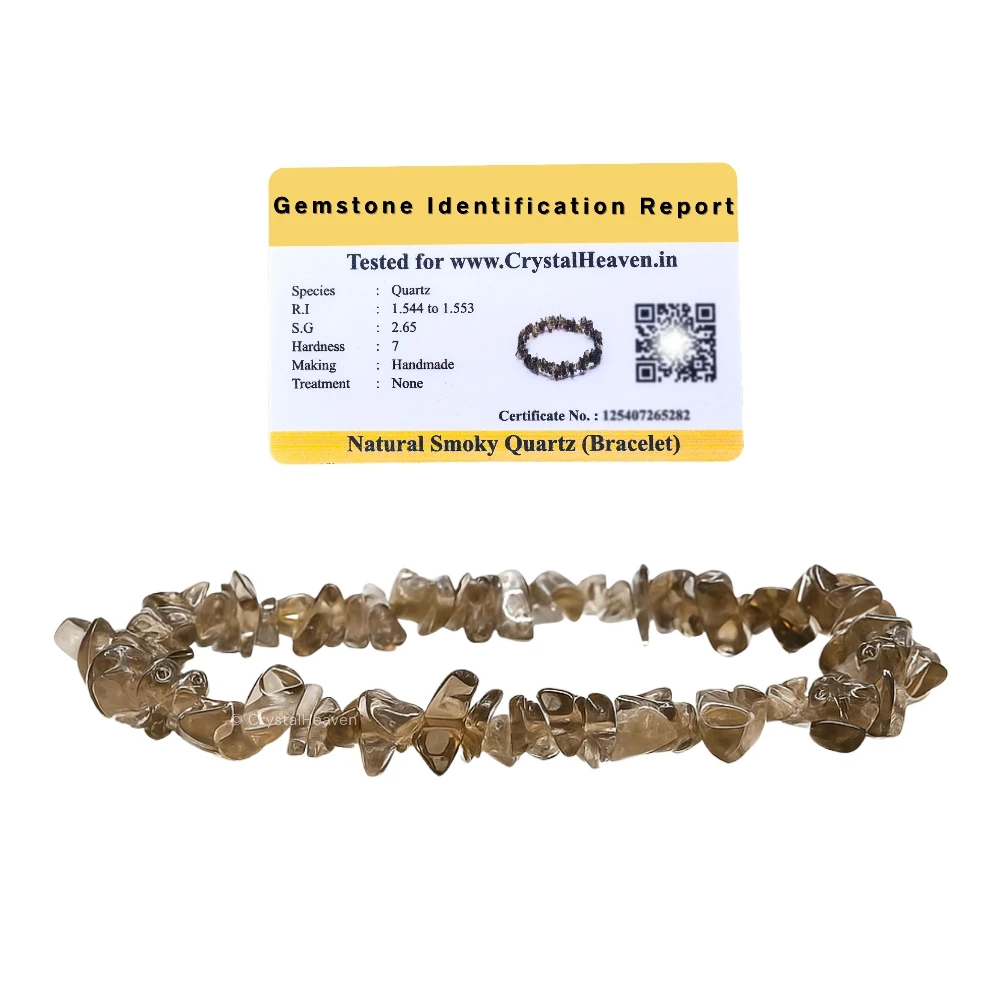 Smoky Quartz Chips Bracelet