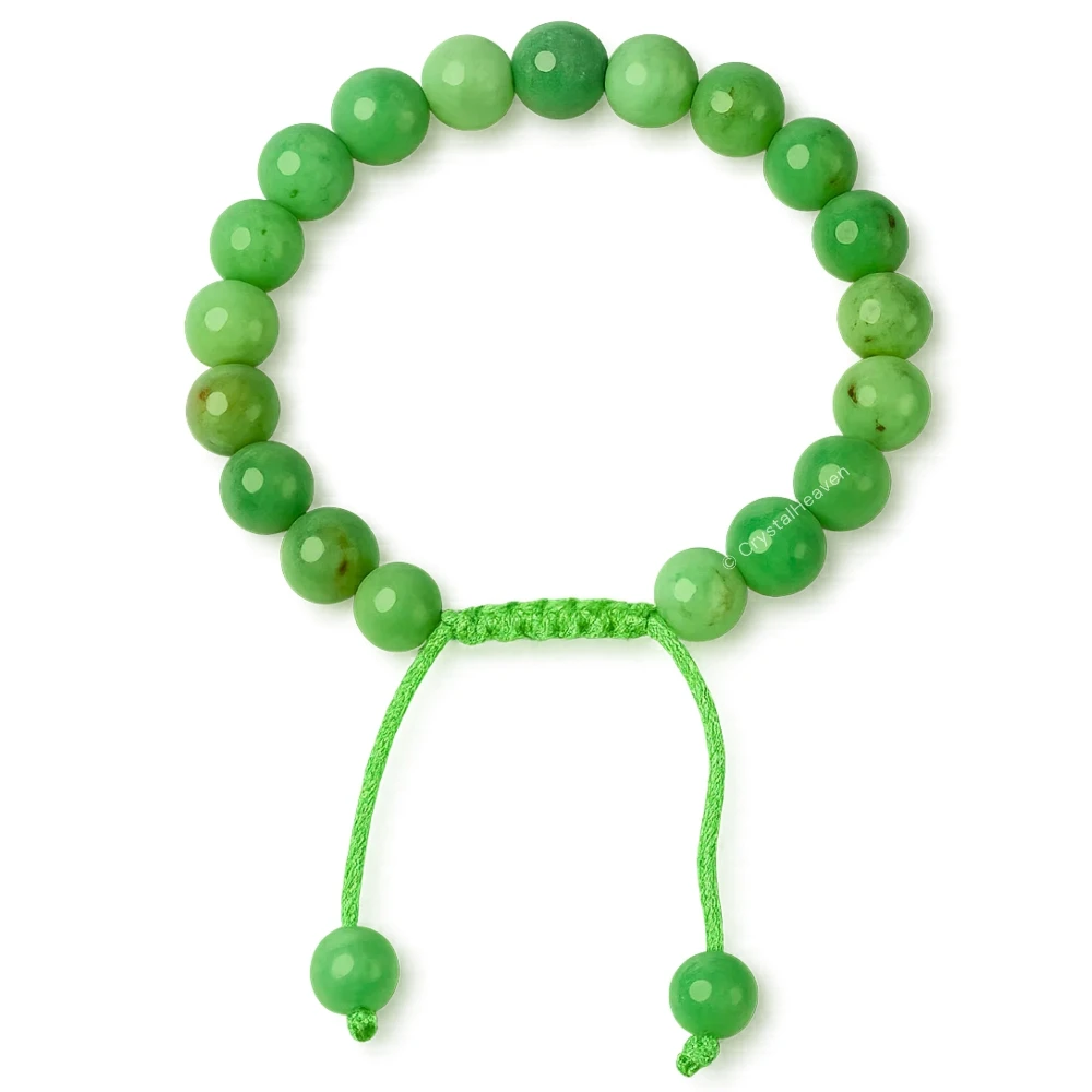 Premium Chrysoprase Bracelet (Adjustable)