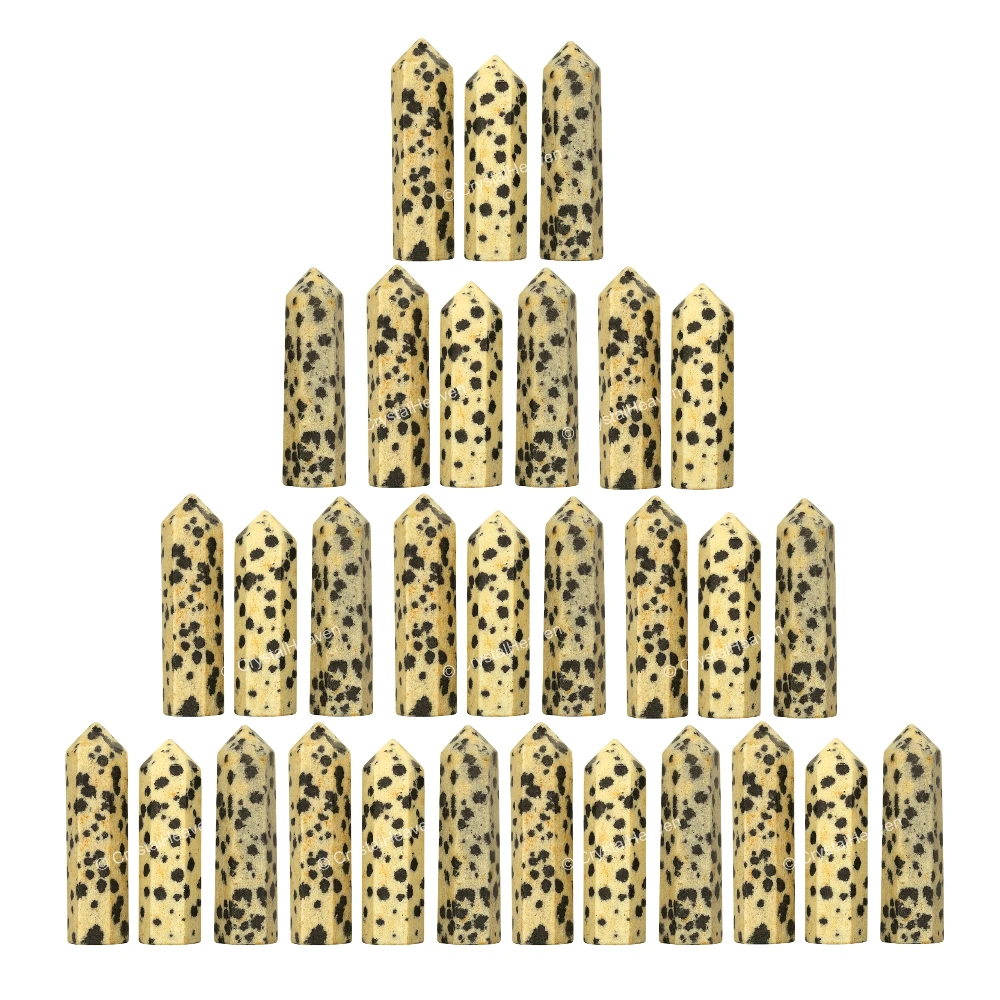 Dalmatian Jasper Pencil Points (Set of 3)