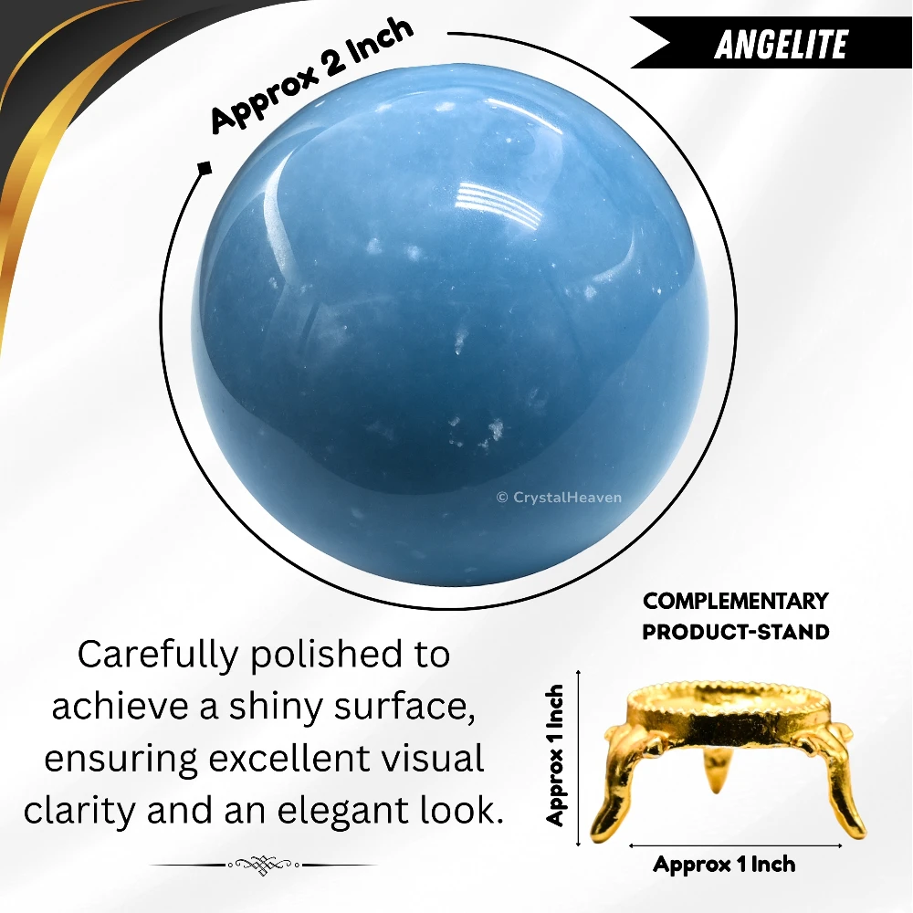 Angelite Sphere (2 Inch)