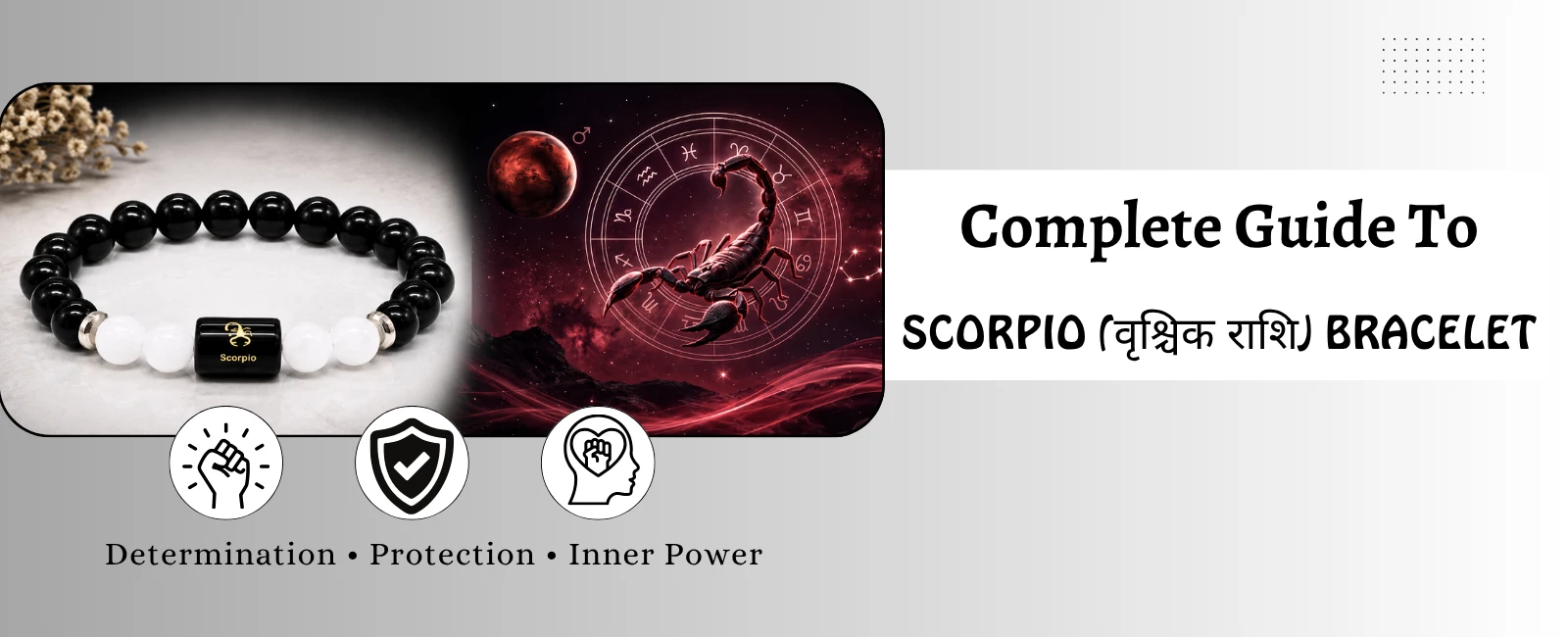 Scorpio Zodiac, Vrishchik Rashi and Crystals: A Complete Bracelet Guide