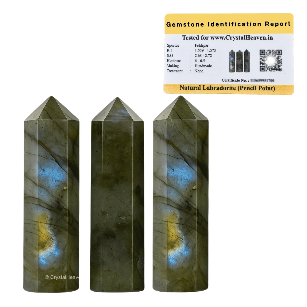 Labradorite Pencil Points (Set of 3)