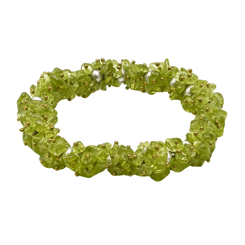 Peridot Chips Bead Bracelet