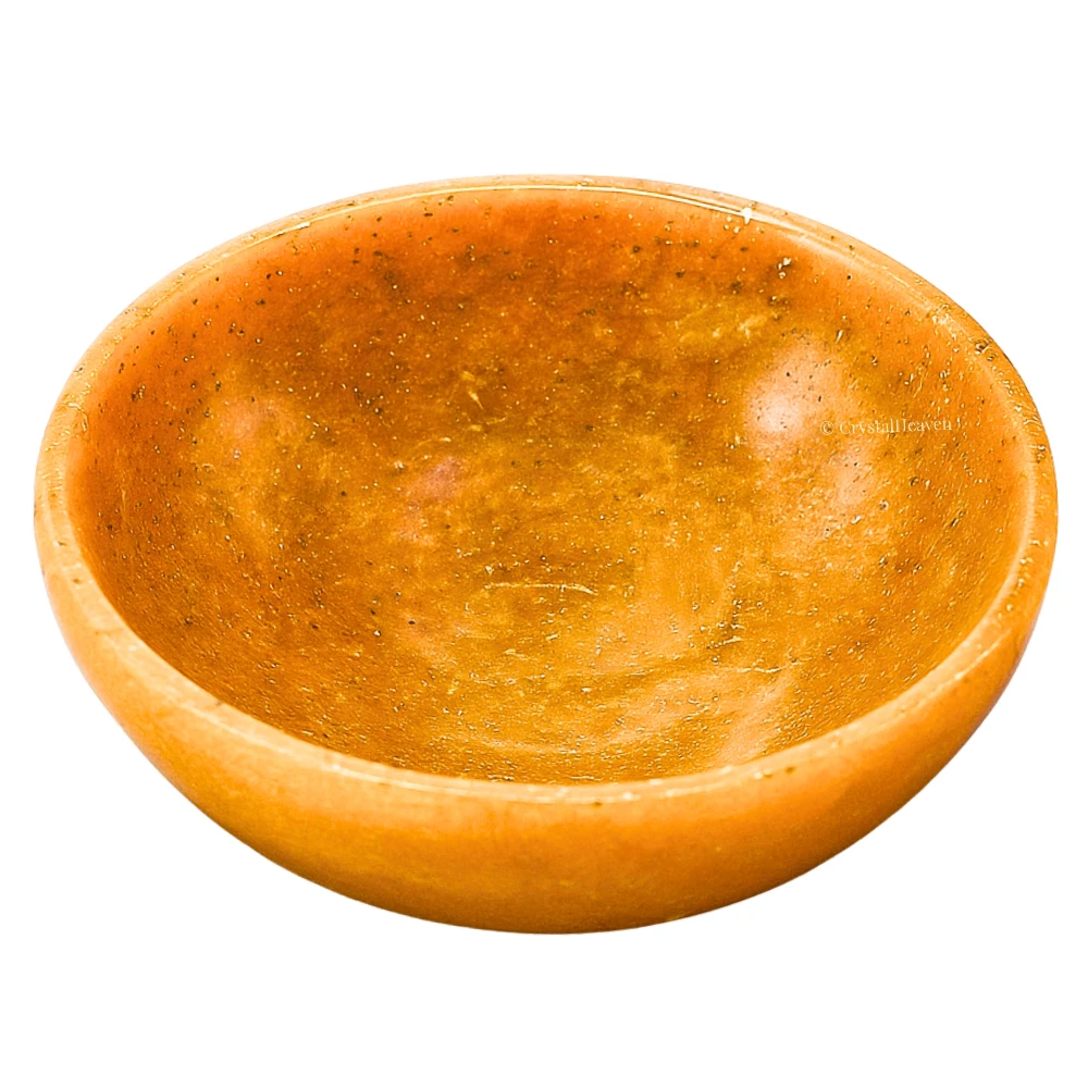 Yellow Jasper Crystal Bowl - 3 Inch
