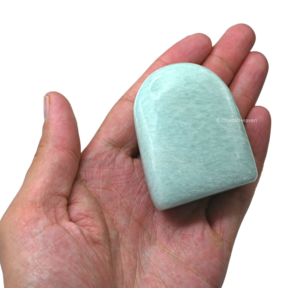 Amazonite Standing Palm Stone (Large)