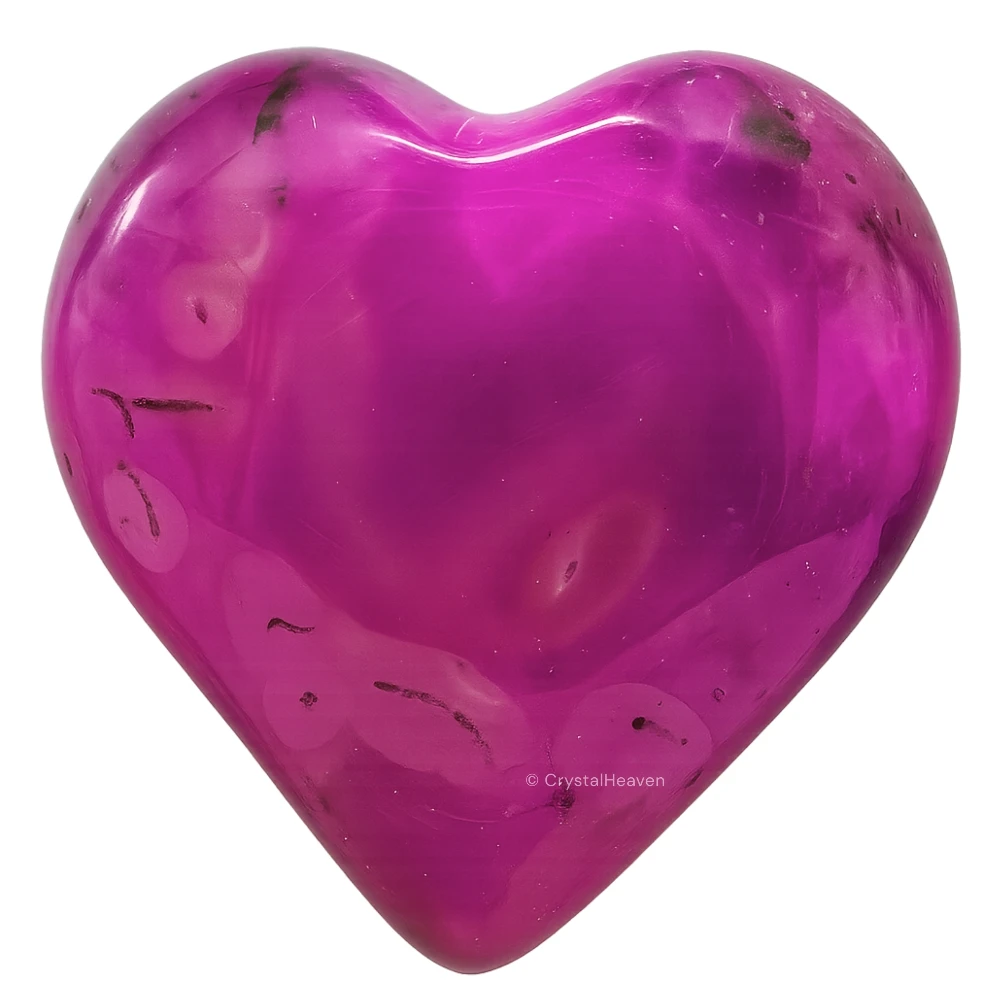 Pink Onyx Agate Heart