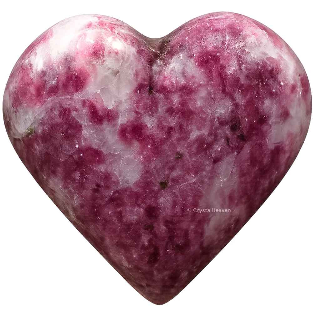 Lepidolite  Heart