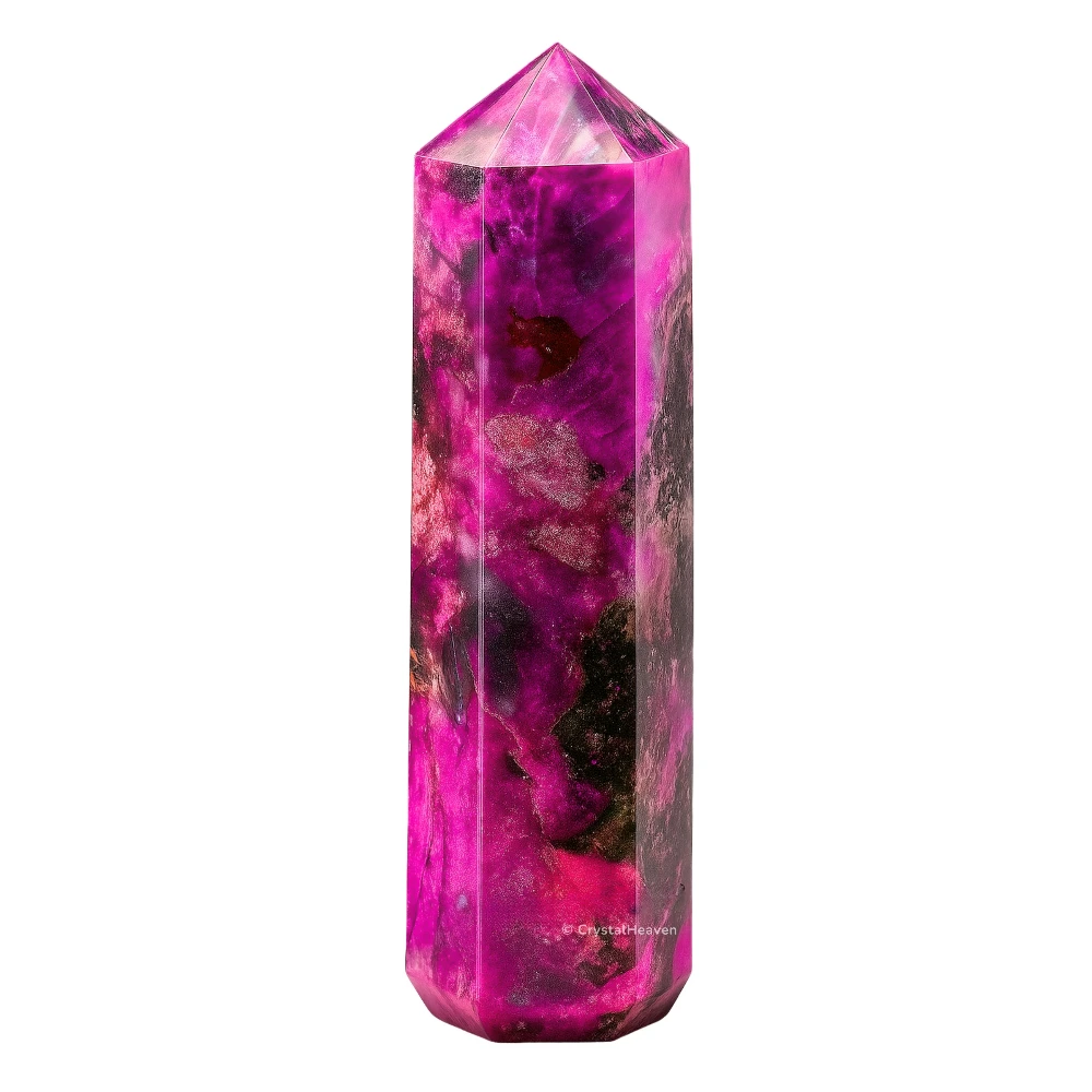 Large Cobalt Calcite Tower