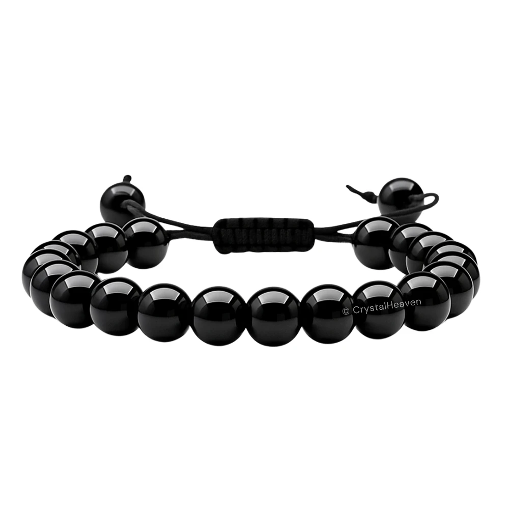 Black Obsidian Bracelet (Adjustable)